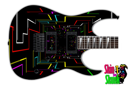  Guitar Skin Geometric Tunnel 