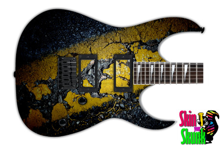  Guitar Skin Grunge Asphalt 