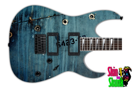  Guitar Skin Grunge Label 