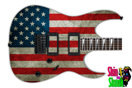  Guitar Skin Grunge Usa 