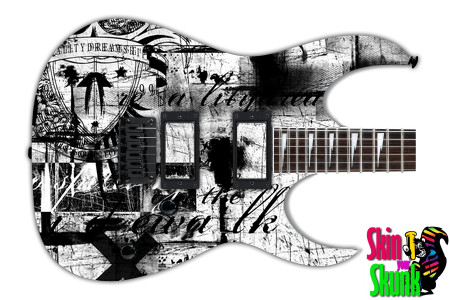  Guitar Skin Grungeart Dark 
