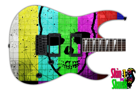  Guitar Skin Grungeart Digitalskull 