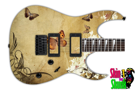  Guitar Skin Grungeart Garden 