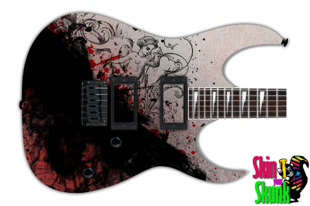  Guitar Skin Grungeart Gouge 