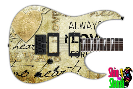  Guitar Skin Grungeart Love 