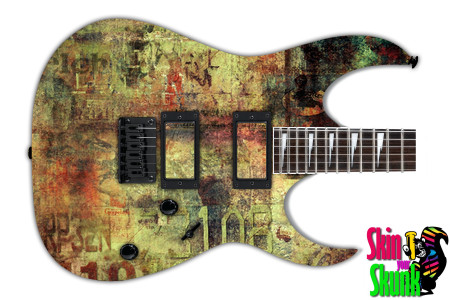  Guitar Skin Grungeart Paper 
