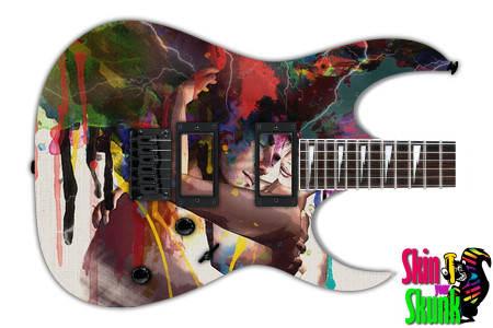  Guitar Skin Grungeart Romance 