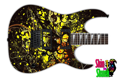  Guitar Skin Grungeart Splat 