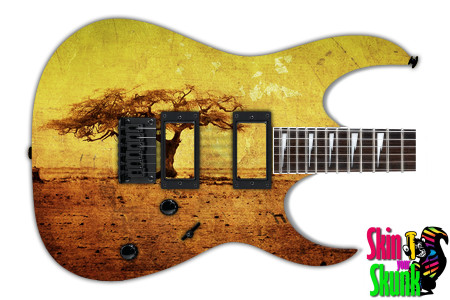  Guitar Skin Grungeart Tree 