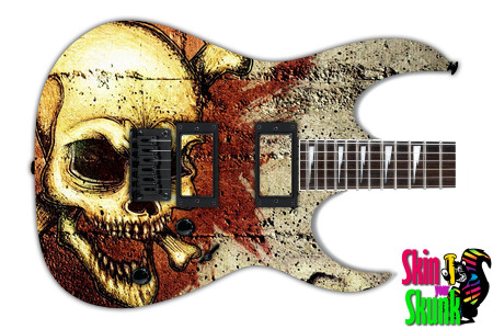  Guitar Skin Grungeart Wallskull 