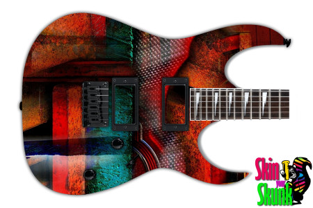  Guitar Skin Industrial Art 