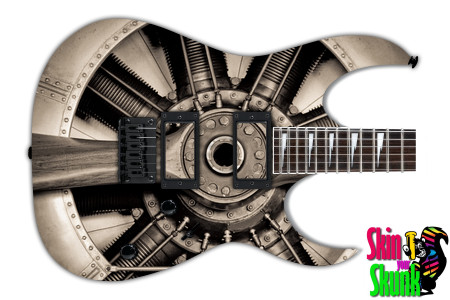  Guitar Skin Industrial Plane 