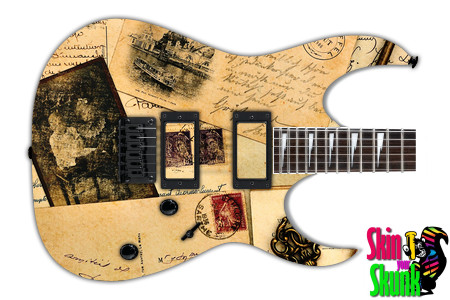  Guitar Skin Industrial Vintage 