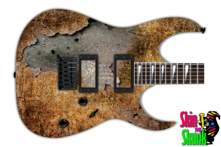  Guitar Skin Industrial Worn 