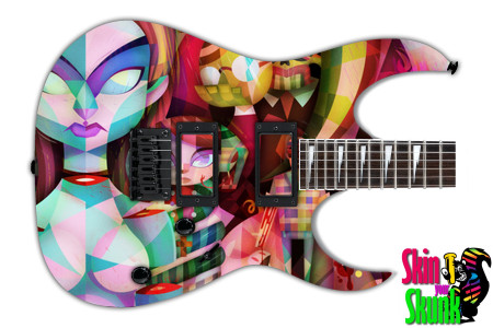  Guitar Skin Psychedelic Dolls 
