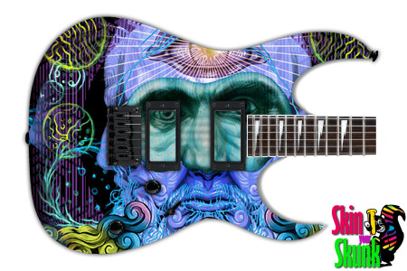  Guitar Skin Psychedelic God 