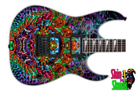  Guitar Skin Psychedelic Goddess 