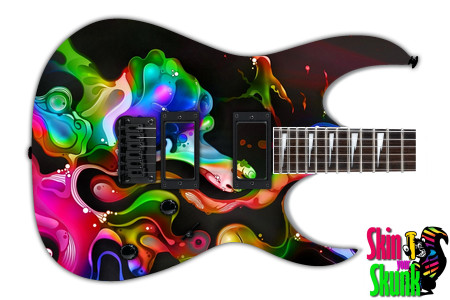  Guitar Skin Psychedelic Liquid 
