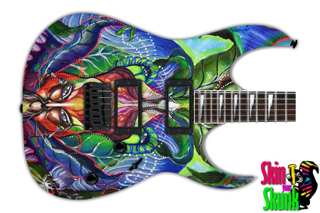  Guitar Skin Psychedelic Meditate 
