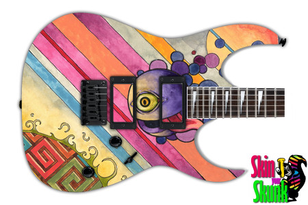  Guitar Skin Psychedelic Theeye 