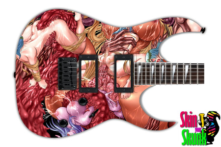  Guitar Skin Psychedelic Vore 