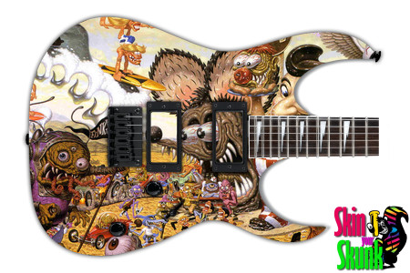  Guitar Skin Psychedelic Weirdos 