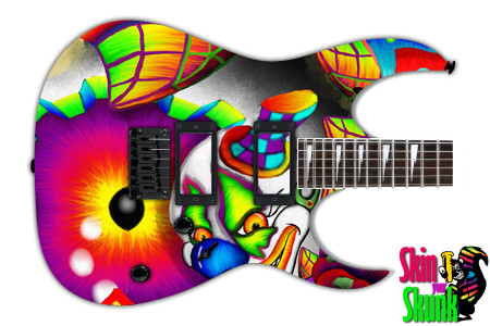  Guitar Skin Stonerart Clown 