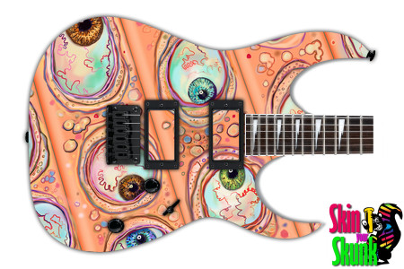  Guitar Skin Stonerart Eyeball 