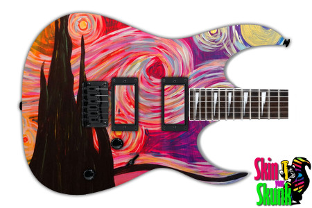  Guitar Skin Stonerart Starry 