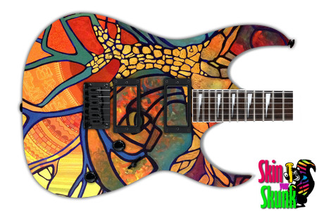  Guitar Skin Stonerart Tree 