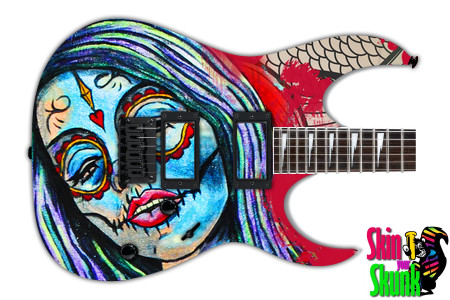 Guitar Skin Stonerart Tripping 