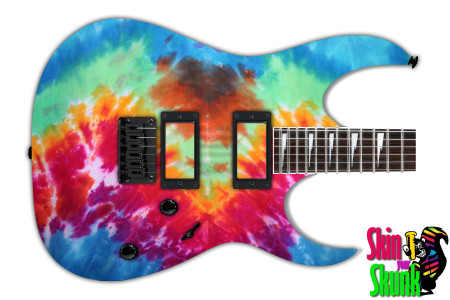  Guitar Skin Tiedye Eagle 