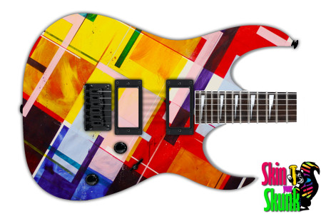  Guitar Skin Trippy Bars 