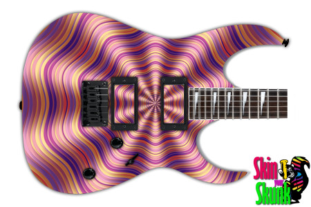  Guitar Skin Trippy Candy 
