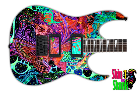  Guitar Skin Trippy Cells 
