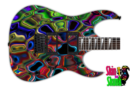  Guitar Skin Trippy Drip 