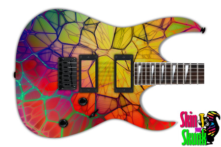  Guitar Skin Trippy Fracture 