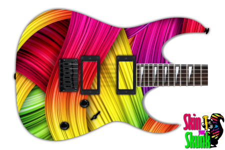  Guitar Skin Trippy Hair 