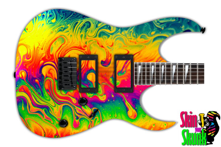  Guitar Skin Trippy Smear 