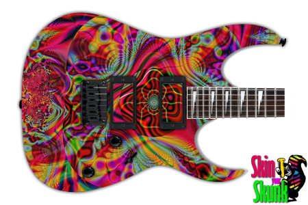  Guitar Skin Trippy Splash 