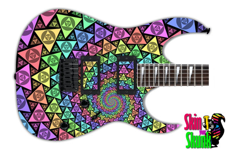  Guitar Skin Trippy Triangle 