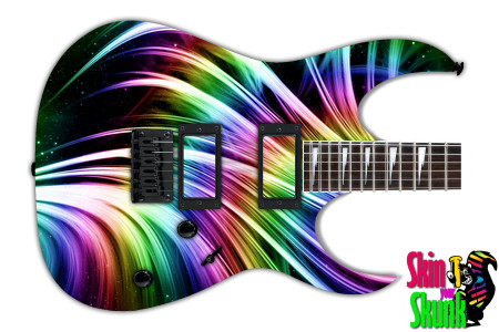  Guitar Skin Trippy Waves 