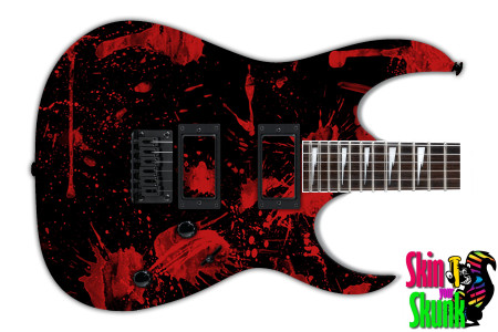 Guitar Skin Blood Black 