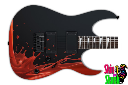  Guitar Skin Blood Flood 
