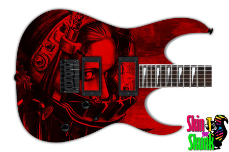  Guitar Skin Blood Saw 