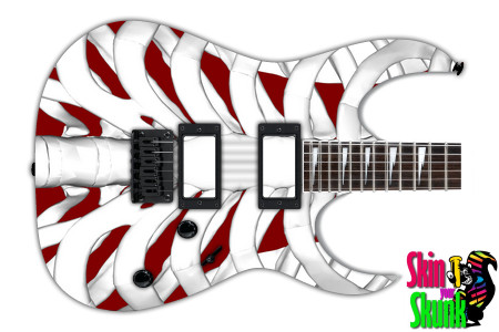  Guitar Skin Bones Red 