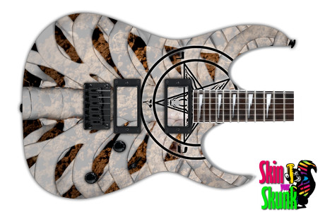  Guitar Skin Bones Satanic 