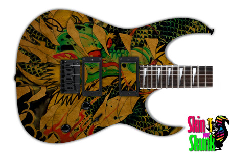  Guitar Skin Bones Tattoo 