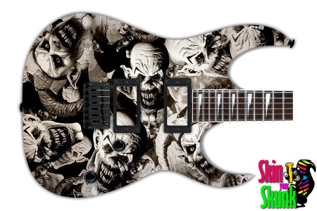  Guitar Skin Horror Clowns 