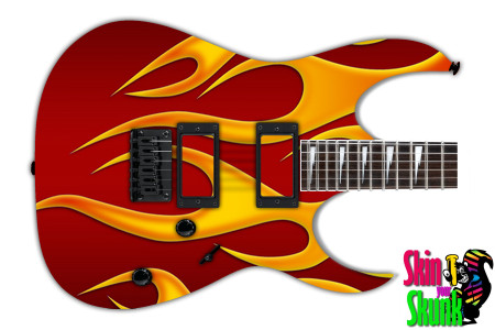  Guitar Skin Hotrod Fire Right 